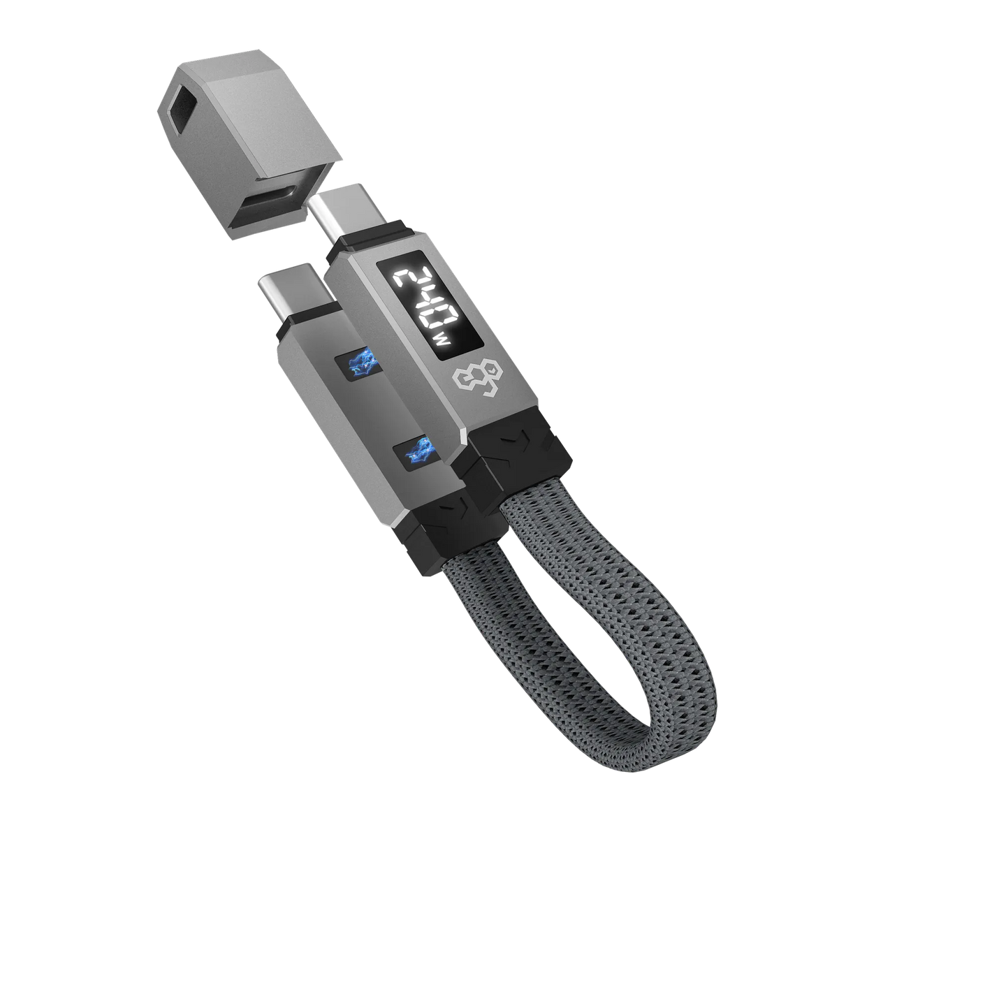 EGO Chargekey 240W USB4 Type-C 匙扣線｜240W 全速快充｜40Gbps 超高速資料傳輸

