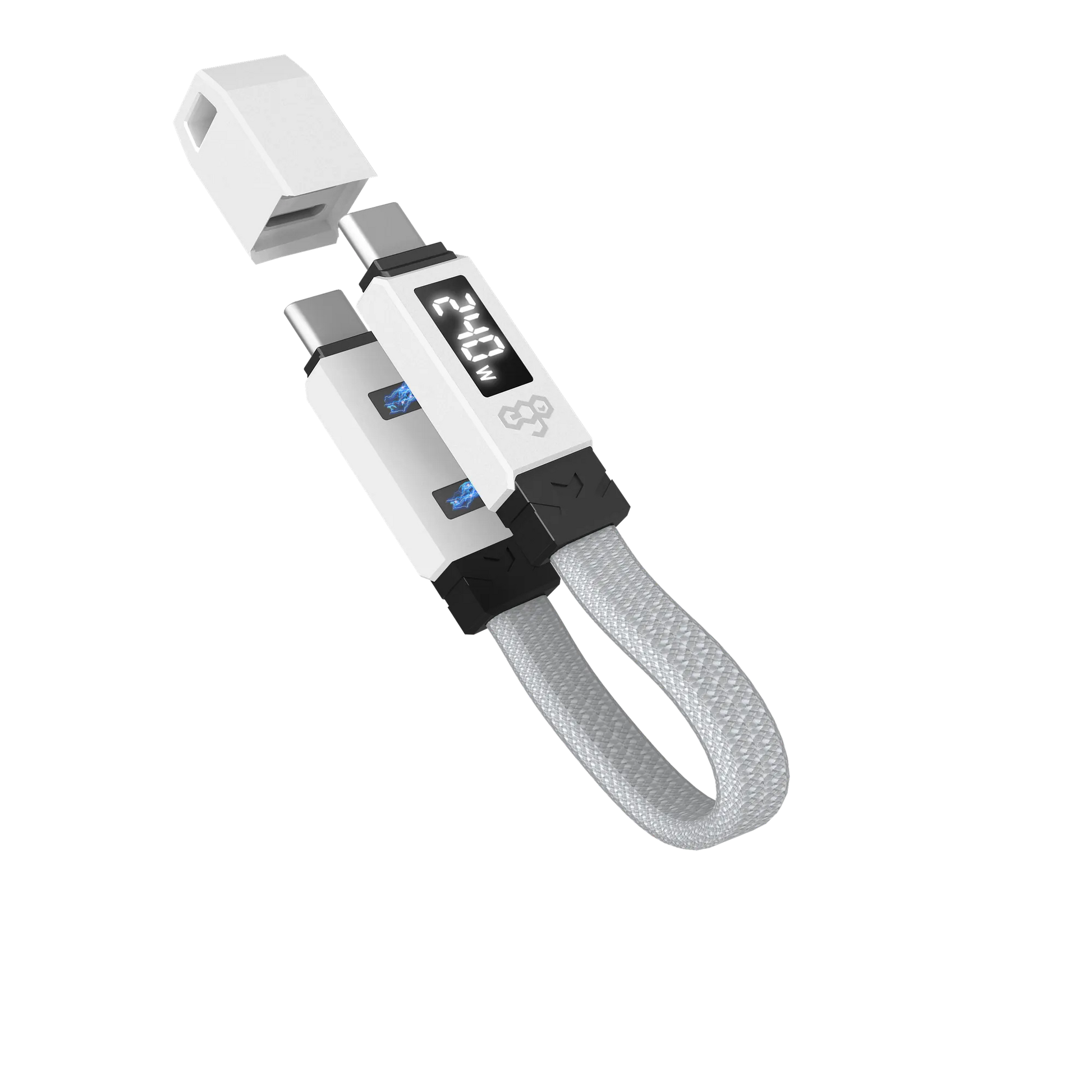 EGO Chargekey 240W USB4 Type-C 匙扣線｜8K UHD 影像輸出｜便攜磁吸設計

