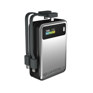 HyperAlly² 20K 行動電源，65W PD 快充，OLED 顯示屏設計