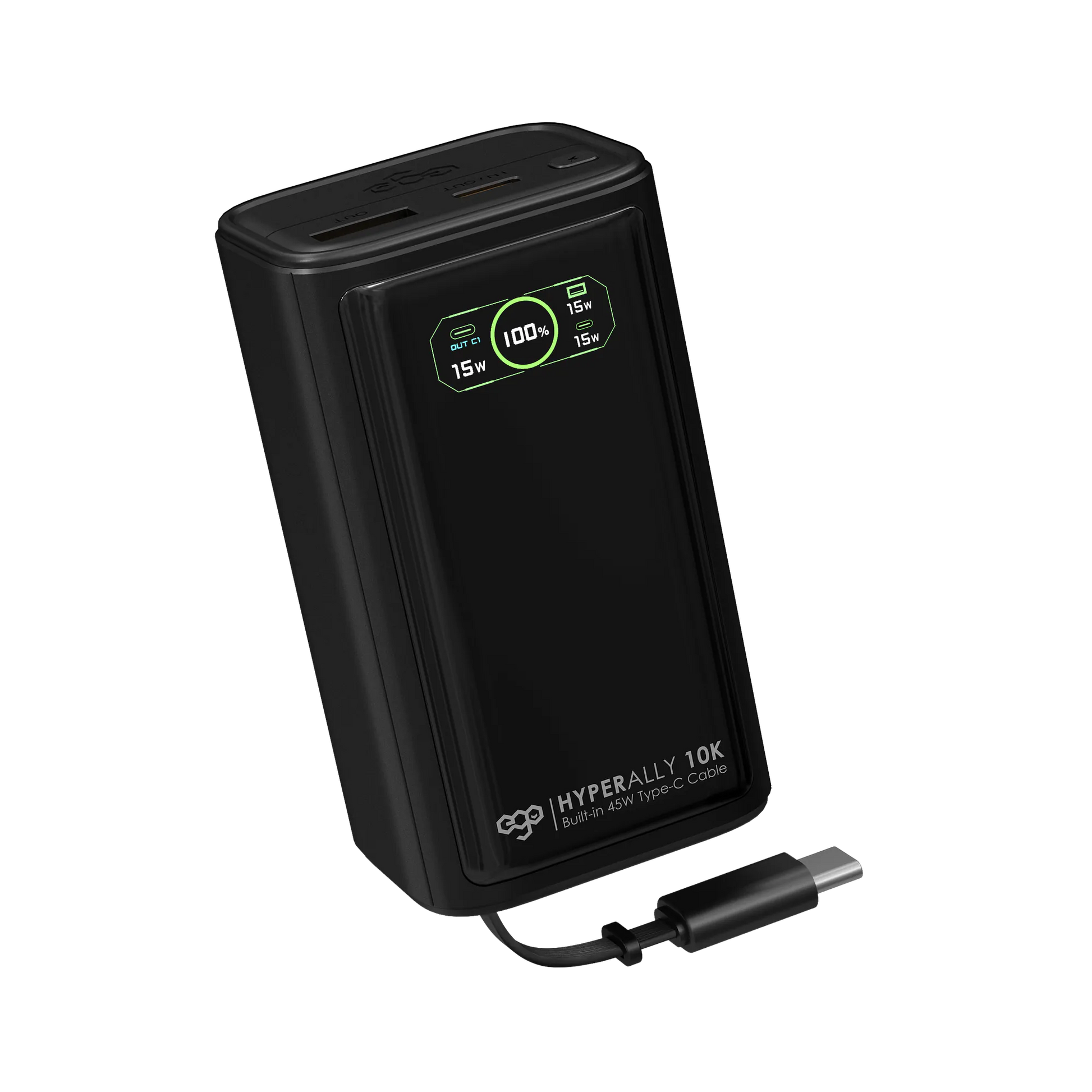 EGO Hyper Ally 10K @45W 延長線外置電｜輕巧便攜設計｜低溫高效充電