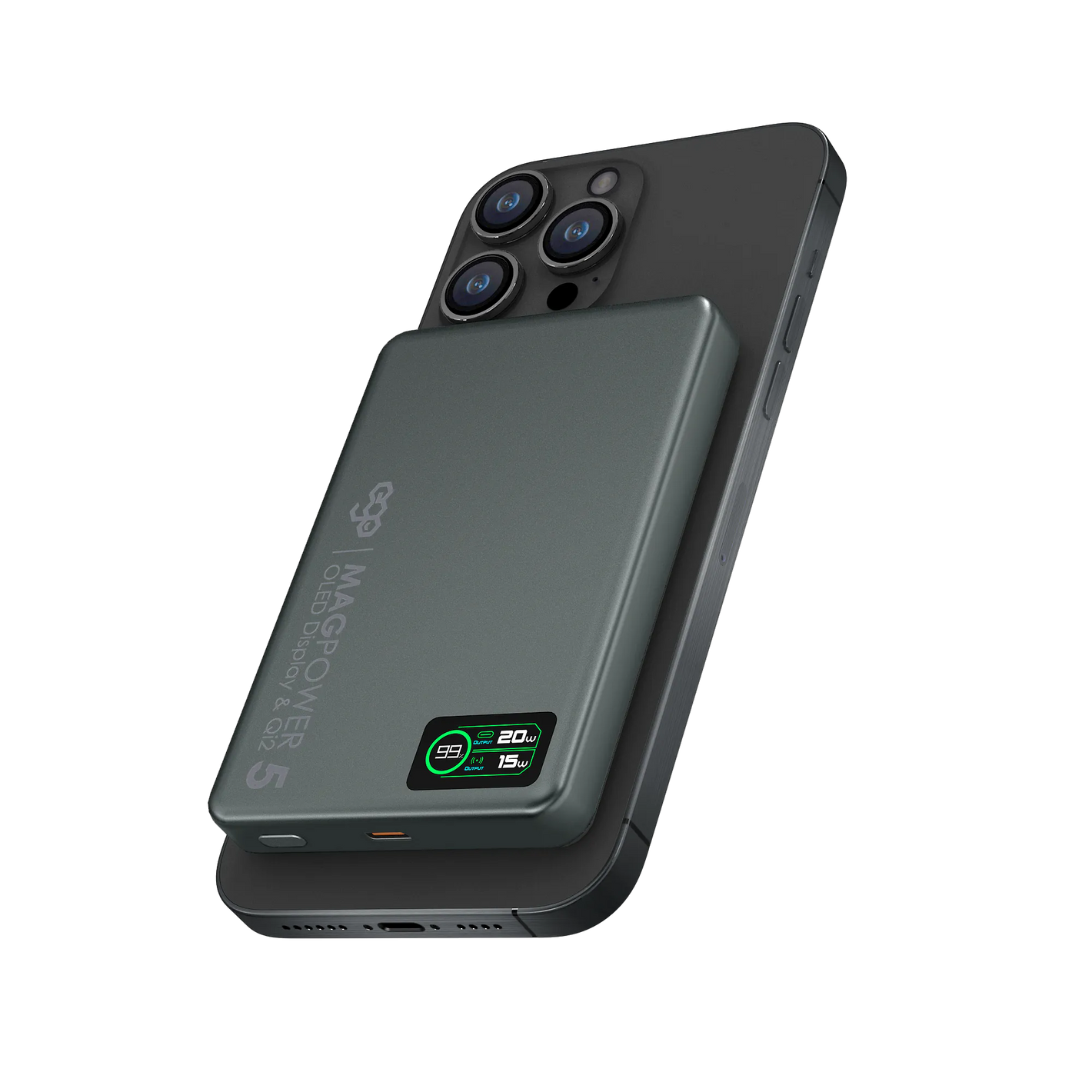 EGO Magpower Gen.5 10000mAh 移動電源｜Magsafe快速充電｜OLED顯示屏｜氣凝膠散熱