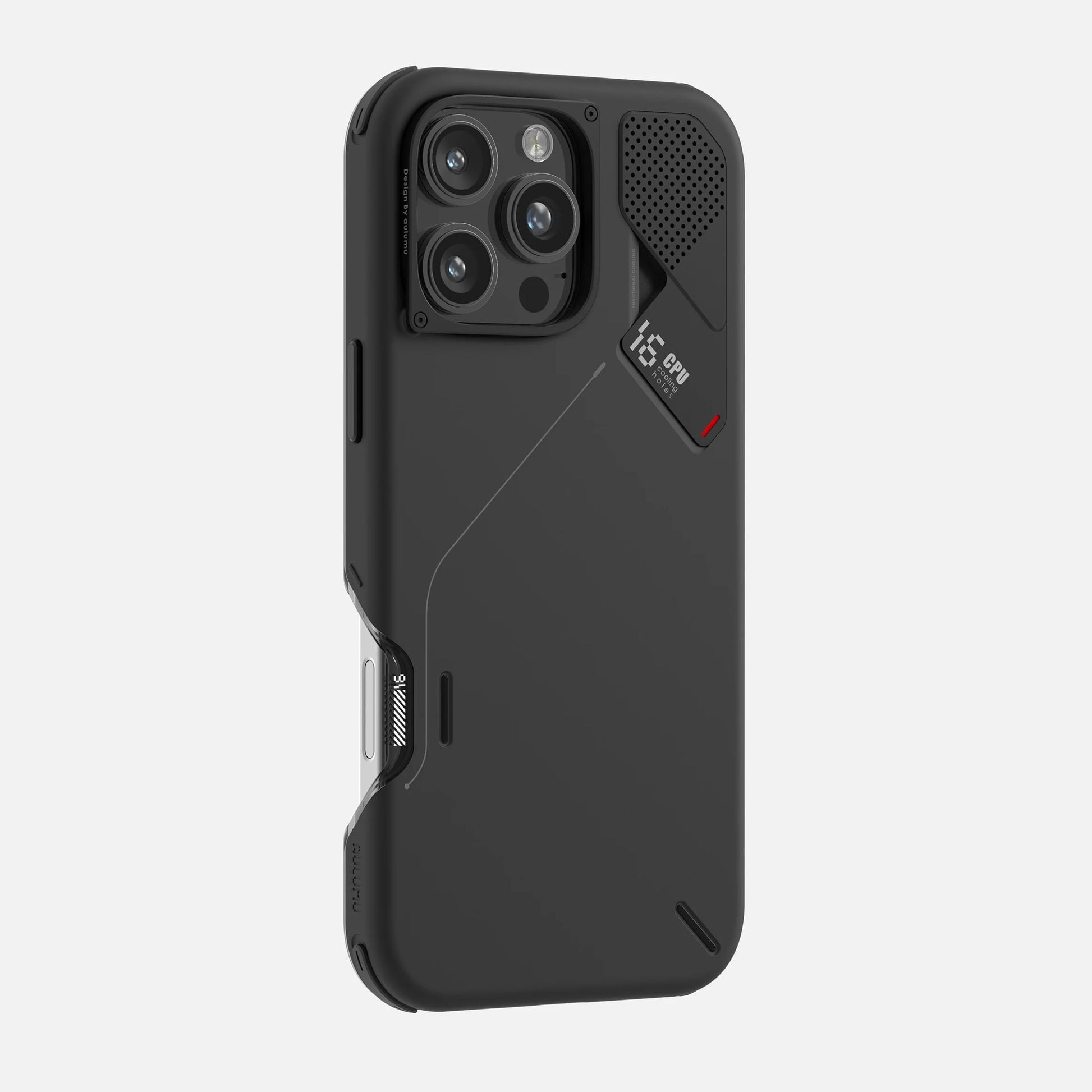 AULUMU Slim Shockproof Case for iPhone 16 Pro/Pro Max 系列｜內置矽膠冷卻墊與一體式鋁合金板，幫助手機快速散熱