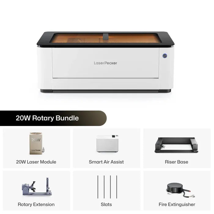 LASERPECKER LX2 使用場景，展示其智能 App 控制功能。