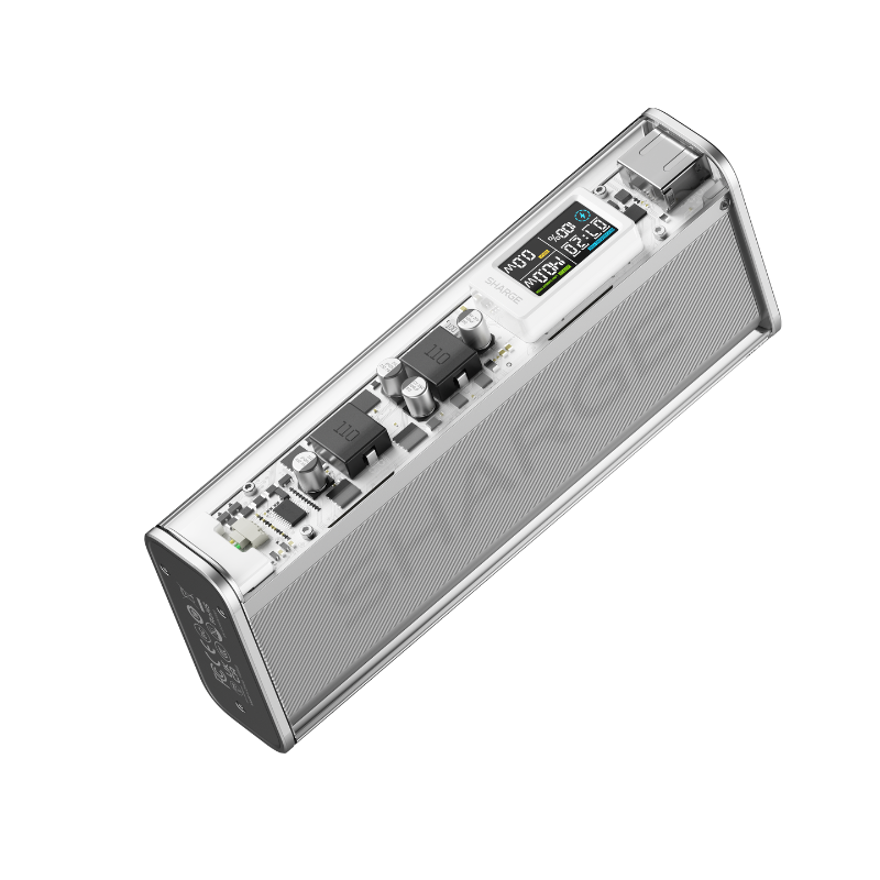 【3C安全認證】 SHARGE 140W 透明快充行動電源｜20000mAh 大容量｜支援 PD3.0