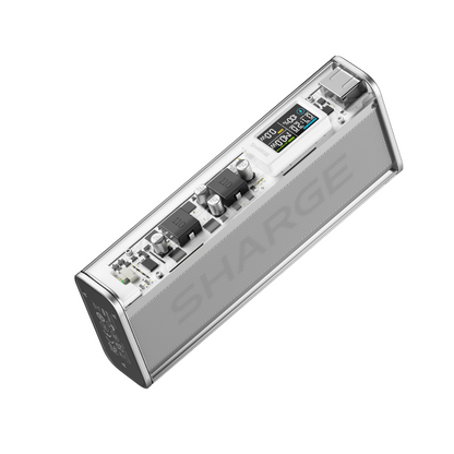 【3C安全認證】 SHARGE 140W 透明快充行動電源｜20000mAh 大容量｜支援 PD3.0