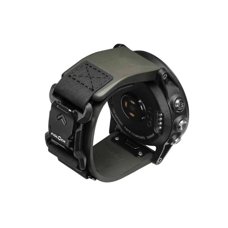 BITPLAY 防水 FKM 橡膠 Garmin 錶帶展示