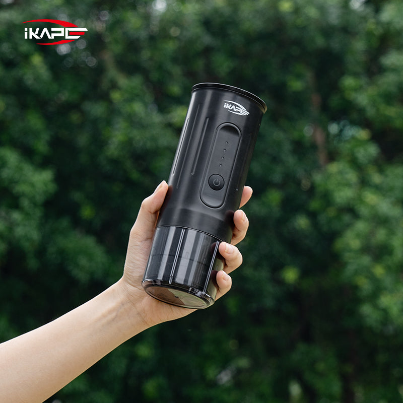 IKAPE Kapo K1 便攜式意式咖啡機 - 戶外使用場景示意