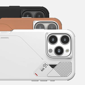 AULUMU Slim Shockproof Case for iPhone 16 Pro/Pro Max 系列｜外層採用堅固 PC 材質，內層使用柔軟 TPU，並配有優質 TPE 邊角