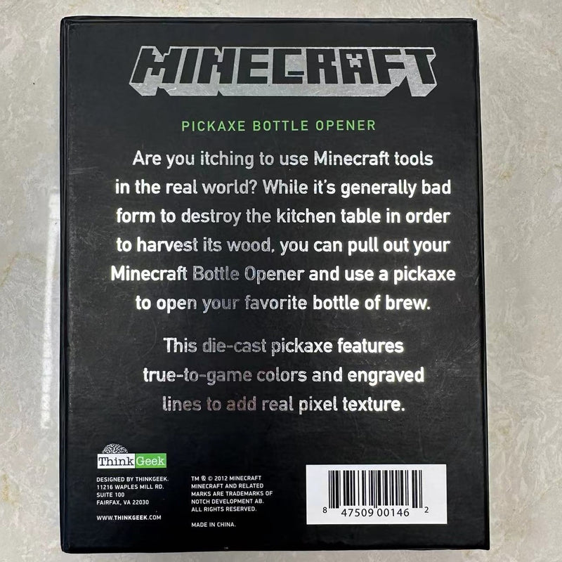 THINK GEEK Minecraft Pickaxe Bottle Opener 造型開瓶器