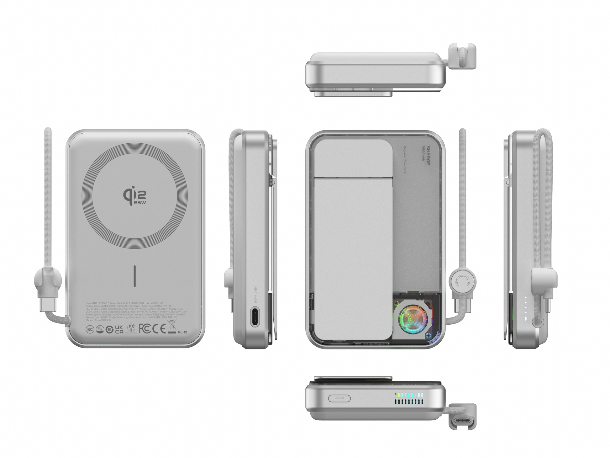 SHARGE ICEMAG 3 支援 iPhone 12 至 iPhone 17 以及其他 Qi2 設備。