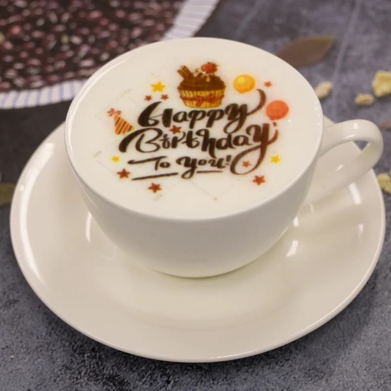 EVEBOT Color Coffee Printer 彩色咖啡打印機 EB-FC1 - 打印個性化咖啡拉花圖案，適合創意飲品設計