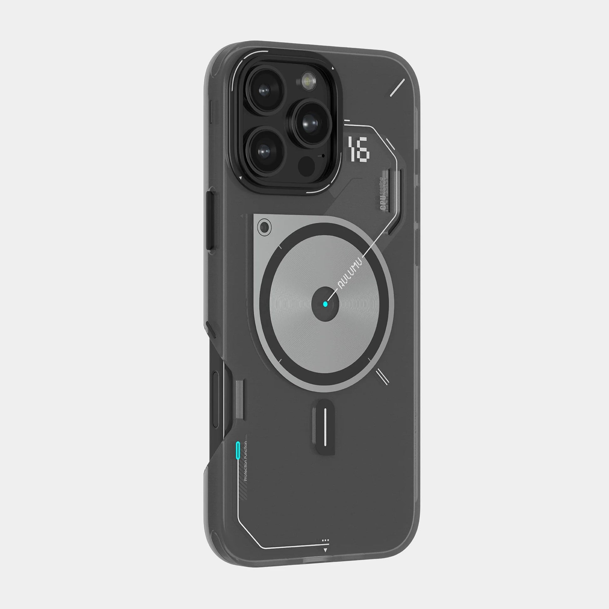 AULUMU Frosted Case for iPhone 16 Pro/Pro Max 系列｜夜光技術應用於殼體的特定區域