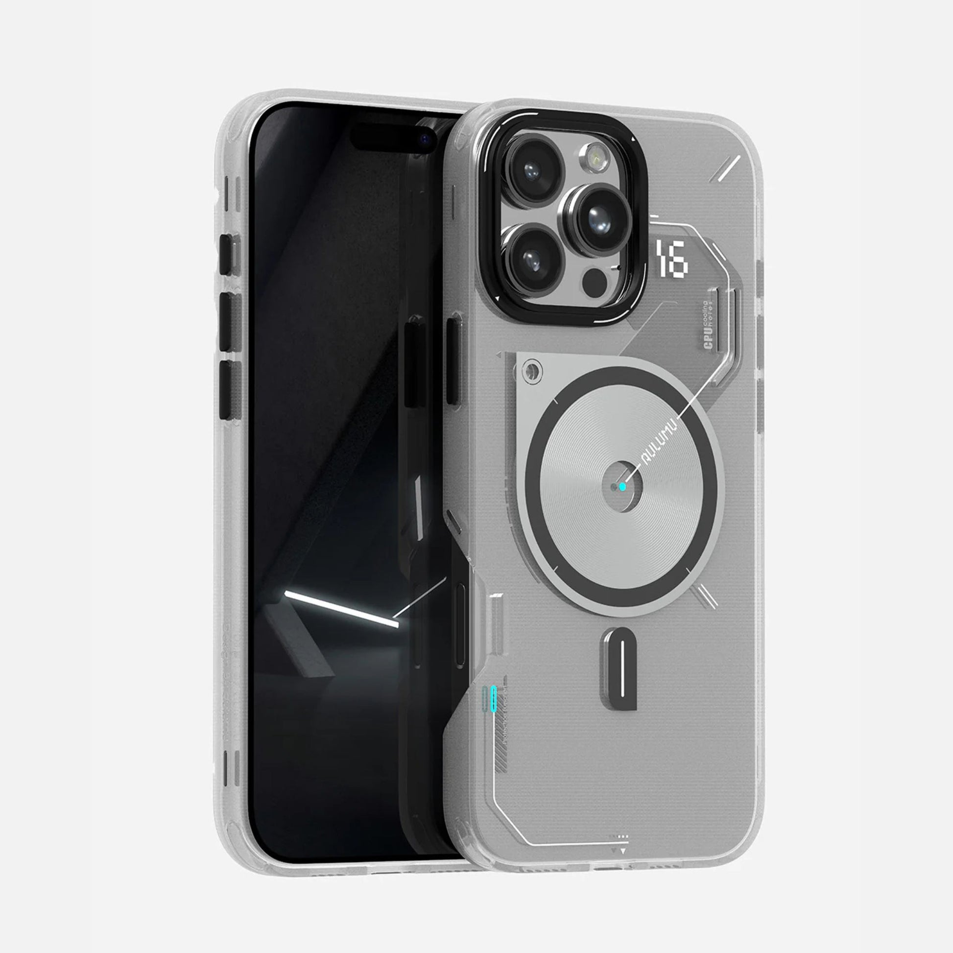 AULUMU Frosted Case for iPhone 16 Pro/Pro Max 系列｜內置高磁力模組，完美支援 MagSafe 配件與無線充電