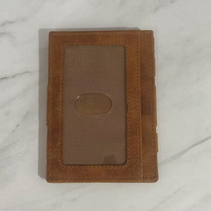 GARZINI Essenziale Leather Magic Wallet ID Window 魔術真皮卡包 #1697 ( 陳列品/瑕疵品特價出售 )