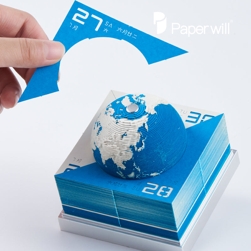 PAPERWILL 紙志3D紙雕2024地球日曆