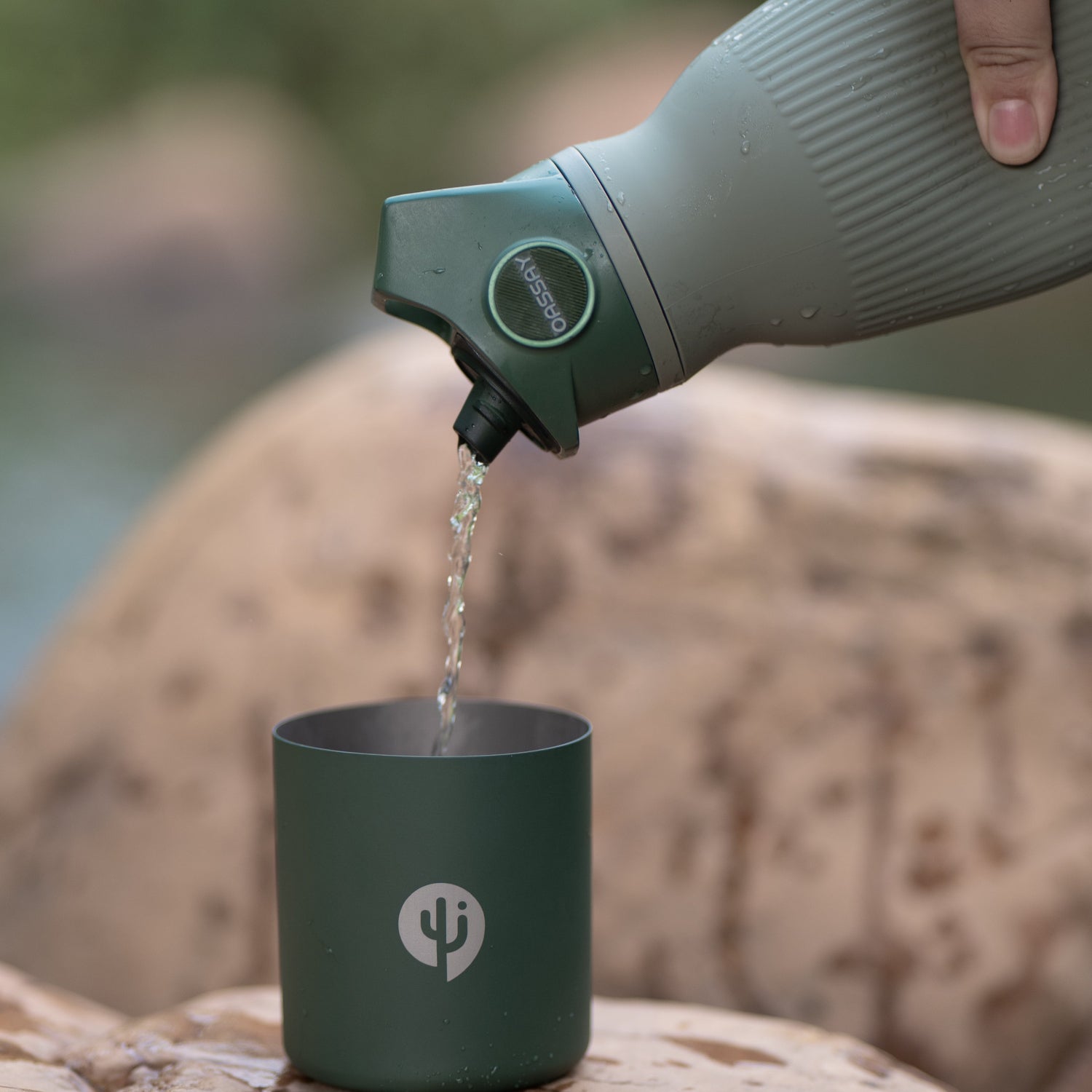 OASSAY Outdoor Water Purifier 濾水瓶-高效過濾細菌與雜質，提供乾淨飲用水