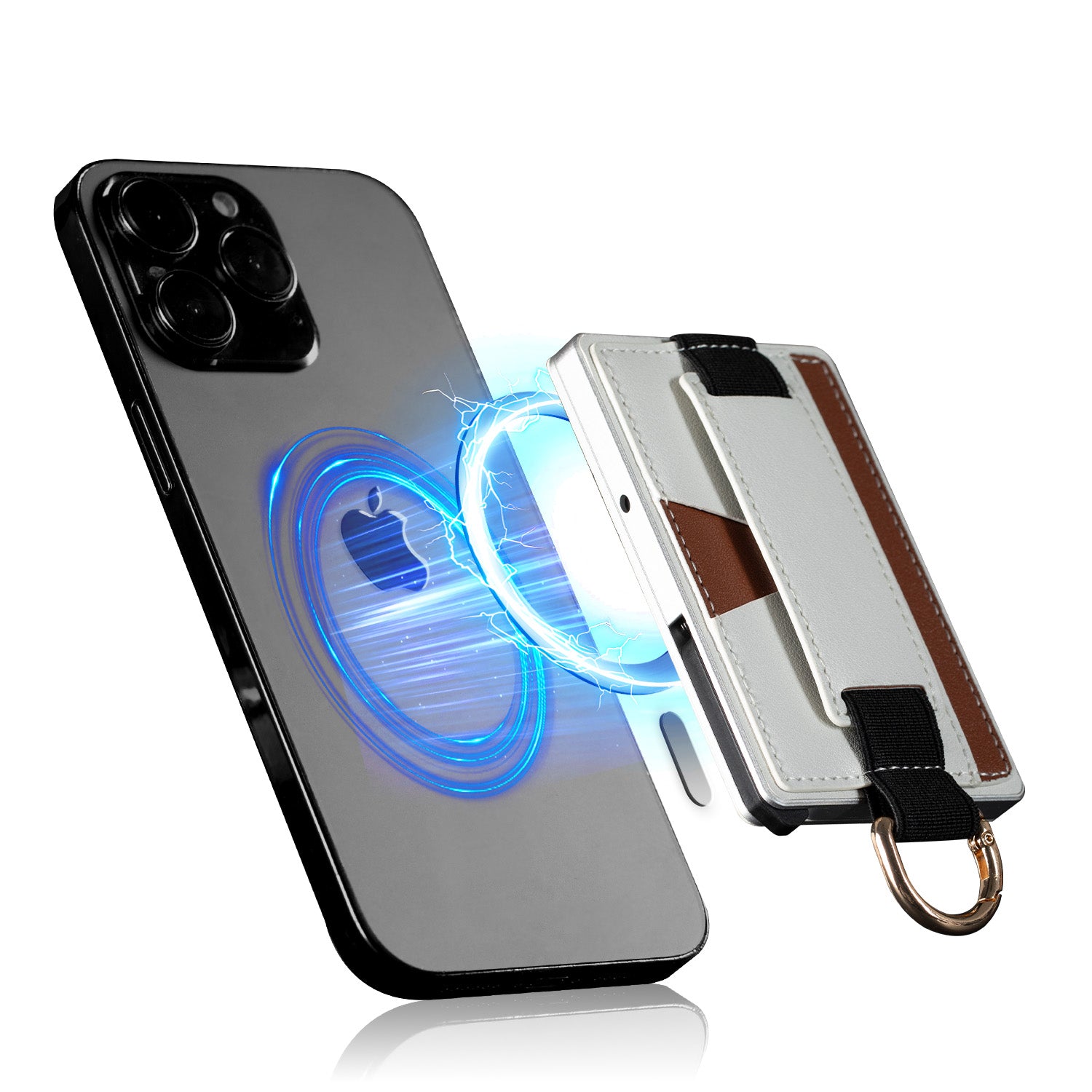 LORZOR MagSafe Wallet M1 磁吸貼合手機，牢固穩定
