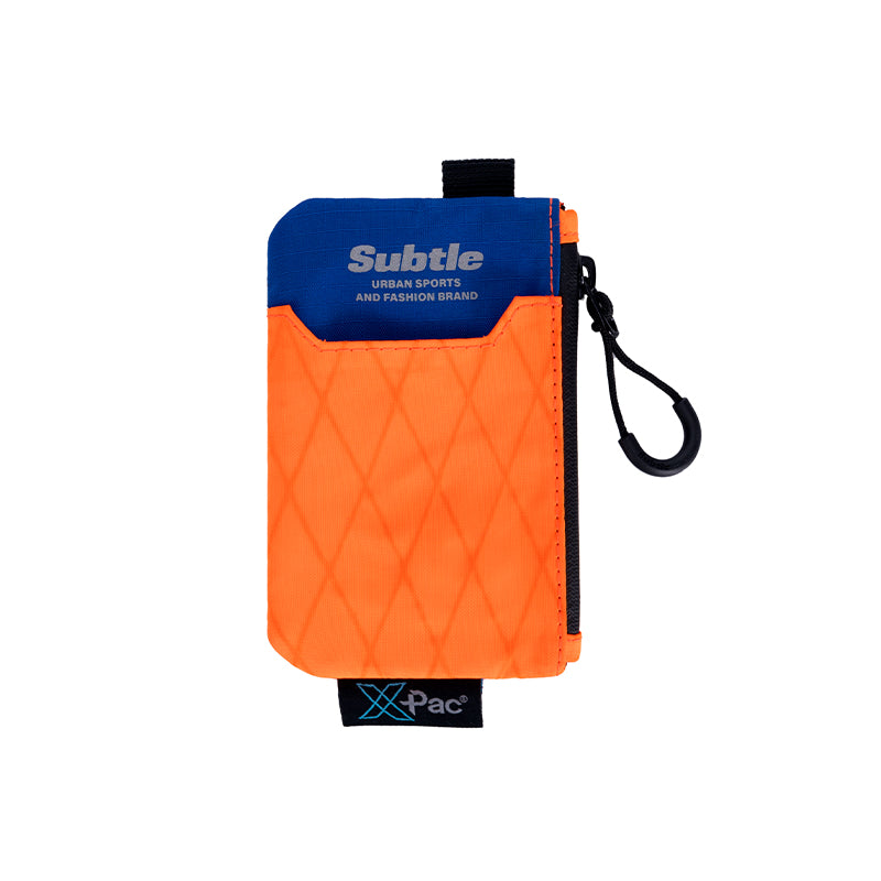 SUBTLE SIKE-C Change Card Bag 零錢卡包 - 橙藍色，輕巧便攜的多功能日常收納卡包