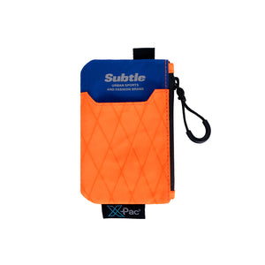 SUBTLE SIKE-C Change Card Bag 零錢卡包 - 橙藍色，輕巧便攜的多功能日常收納卡包