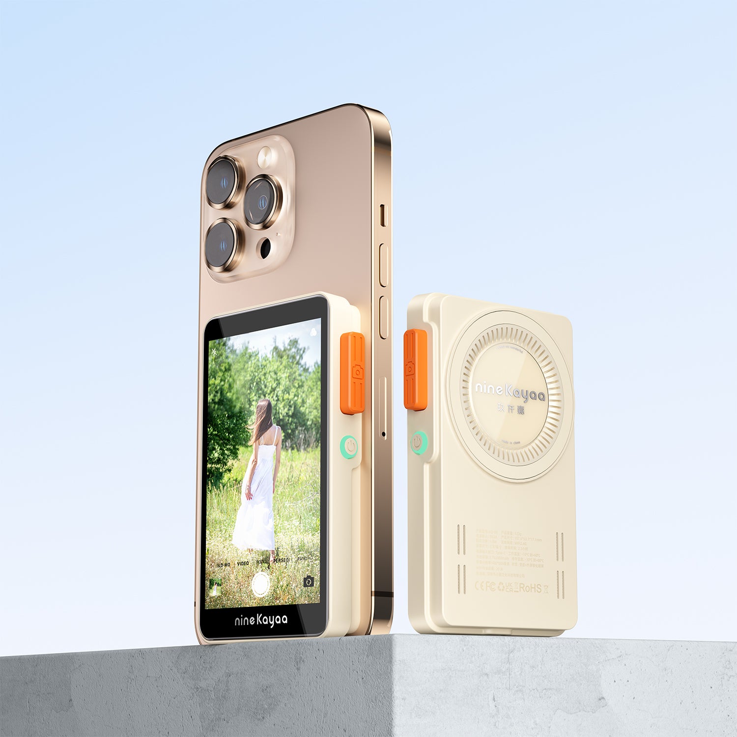 NINEKAYAA XQ08 自拍屏 - 磁吸設計
