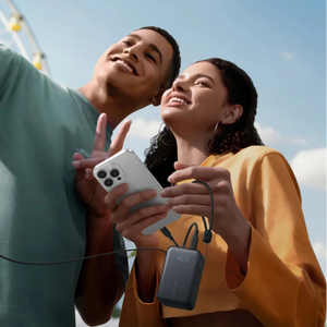 【3C安全認證】ANKER Nano Power Bank 10000mAh 行動電源 A1638｜45W PD快充｜內置伸縮線