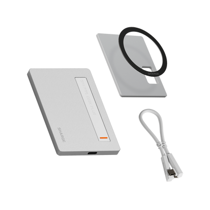 SHARGE Disk Plus 磁吸超薄硬碟盒｜4TB 支援，10Gbps 傳輸速度