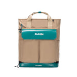 SUBTLE AFAR系列 PVC運動雙肩包 - 綠棕色款輕量背囊輕量設計