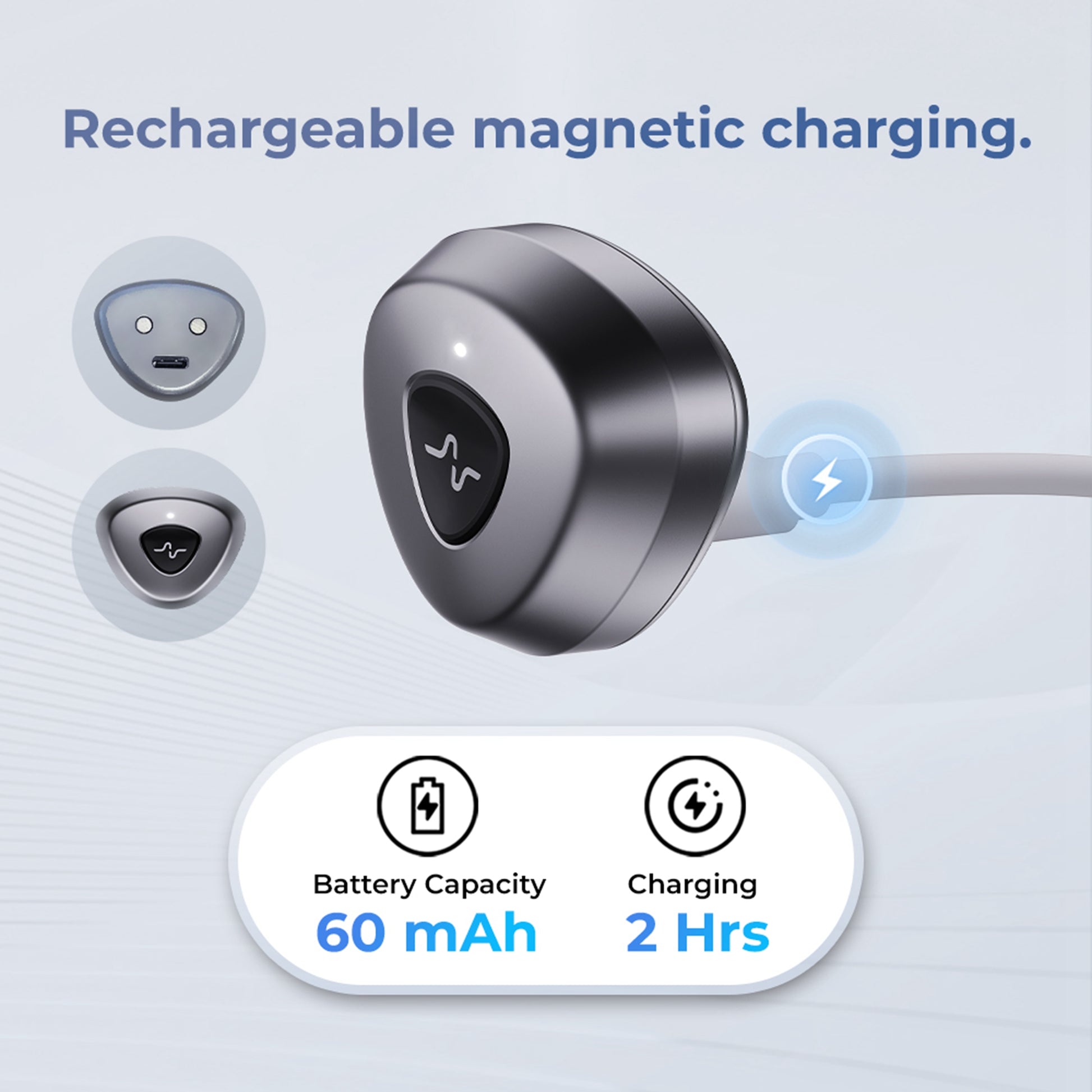 EMETERM Headaterm 2 頭部按摩裝置 - 內置可充電電池，隨時隨地提供舒適的頭痛緩解體驗