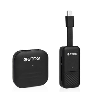 ETOE翼拓 HDMI無線影音傳輸器，支援1080P高清輸出，適合家庭及商務場