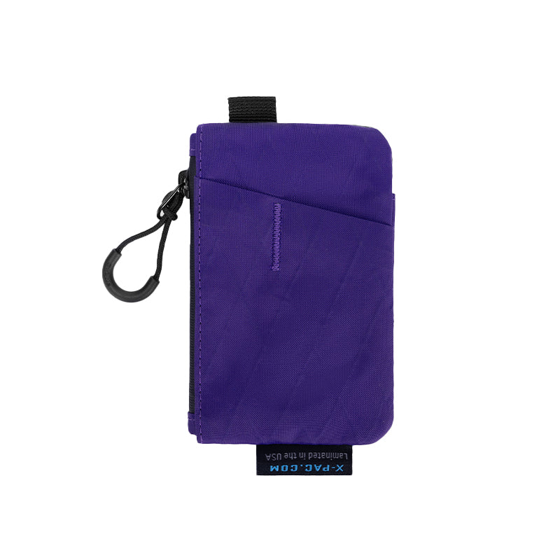 SUBTLE SIKE-C Change Card Bag 零錢卡包 - 紫灰色背面細節展示