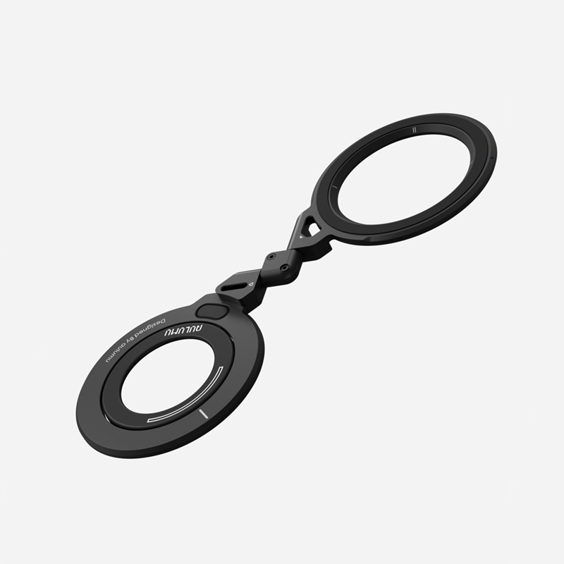 AULUMU G09 支架展示三軸 360° 自由旋轉功能。