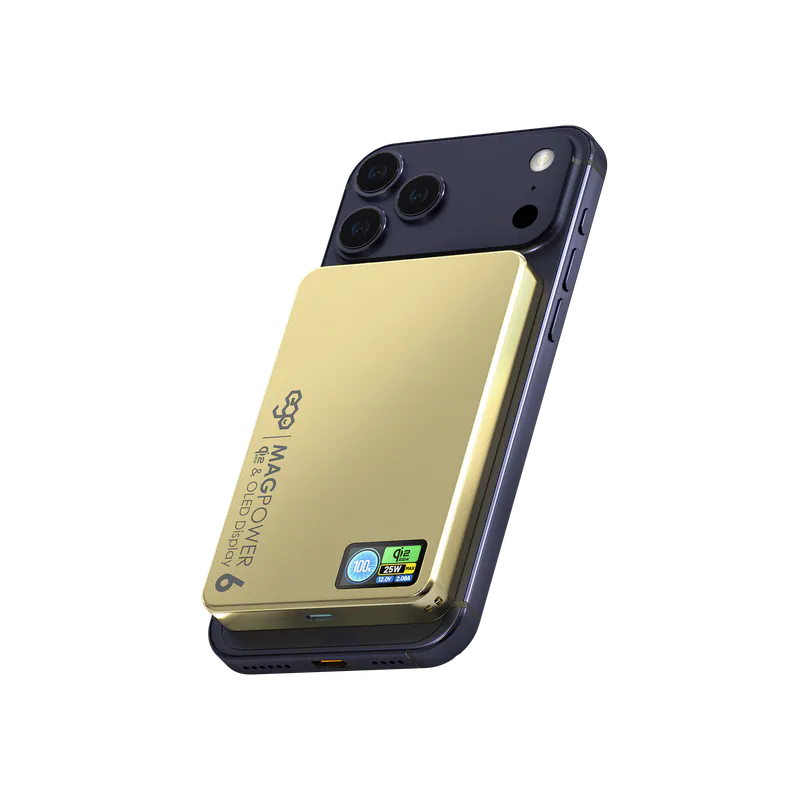 EGO MagPower 6 全球最薄 QI2.2 10000mAh 外置電 - 聖殿金限定版
