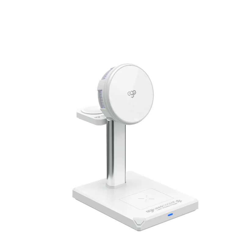 EGO MagCooler 3in1 無線充電器｜可調角度支架｜時尚輕巧設計

