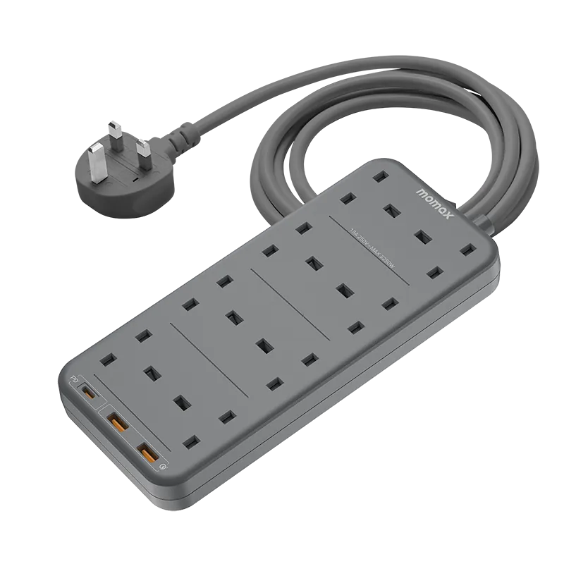 MOMAX OnePlug PD20W 2A1C 8位拖板 US5UKW