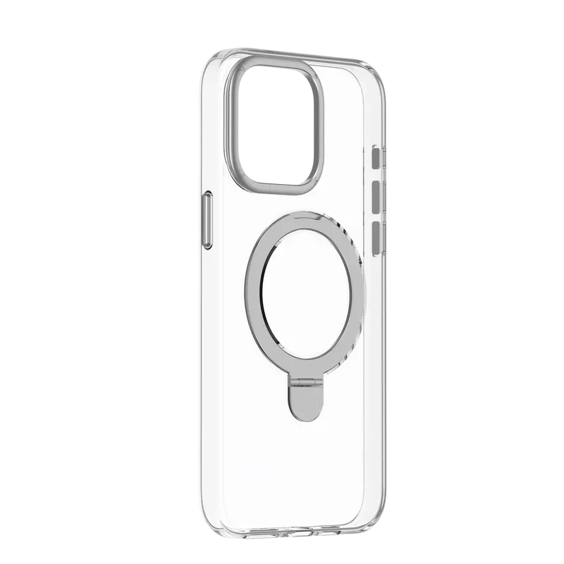 MOMAX Flip Magnetic Case Protective Ring Clear case iPhone 15系列 透明支架手機殼 MAAP23