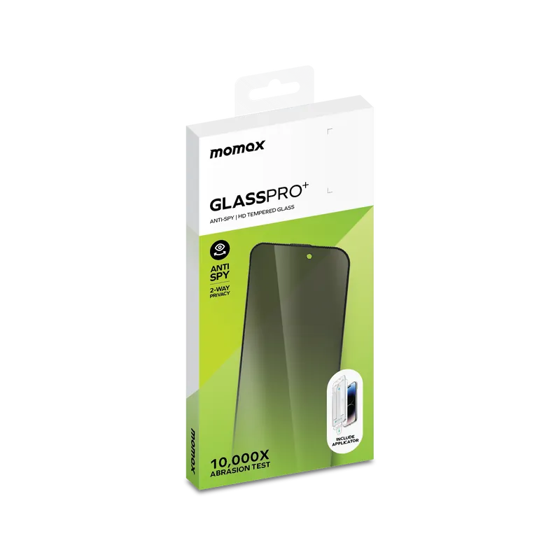 MOMAX GlassPro+ Anti SPY Privacy Screen Protector iPhone 15系列 防窺保護膜 PZAP231VD