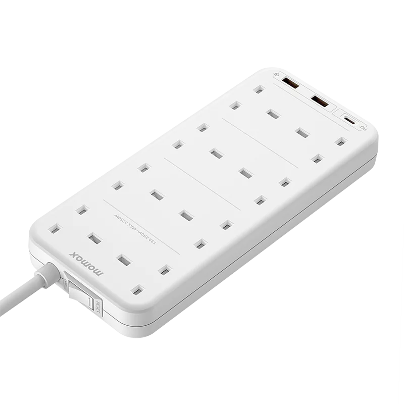 MOMAX OnePlug PD20W 2A1C 8位拖板 US5UKW