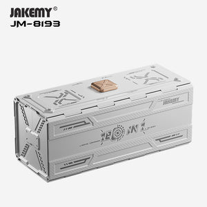 JAKEMY 180合1 CR-V 電動螺絲刀工具箱 JM-8193｜ 迷你設計輕便易攜
