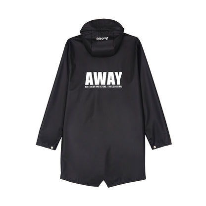 UBTLE AWAY Raincoat 全天候防水防風風衣 黑色