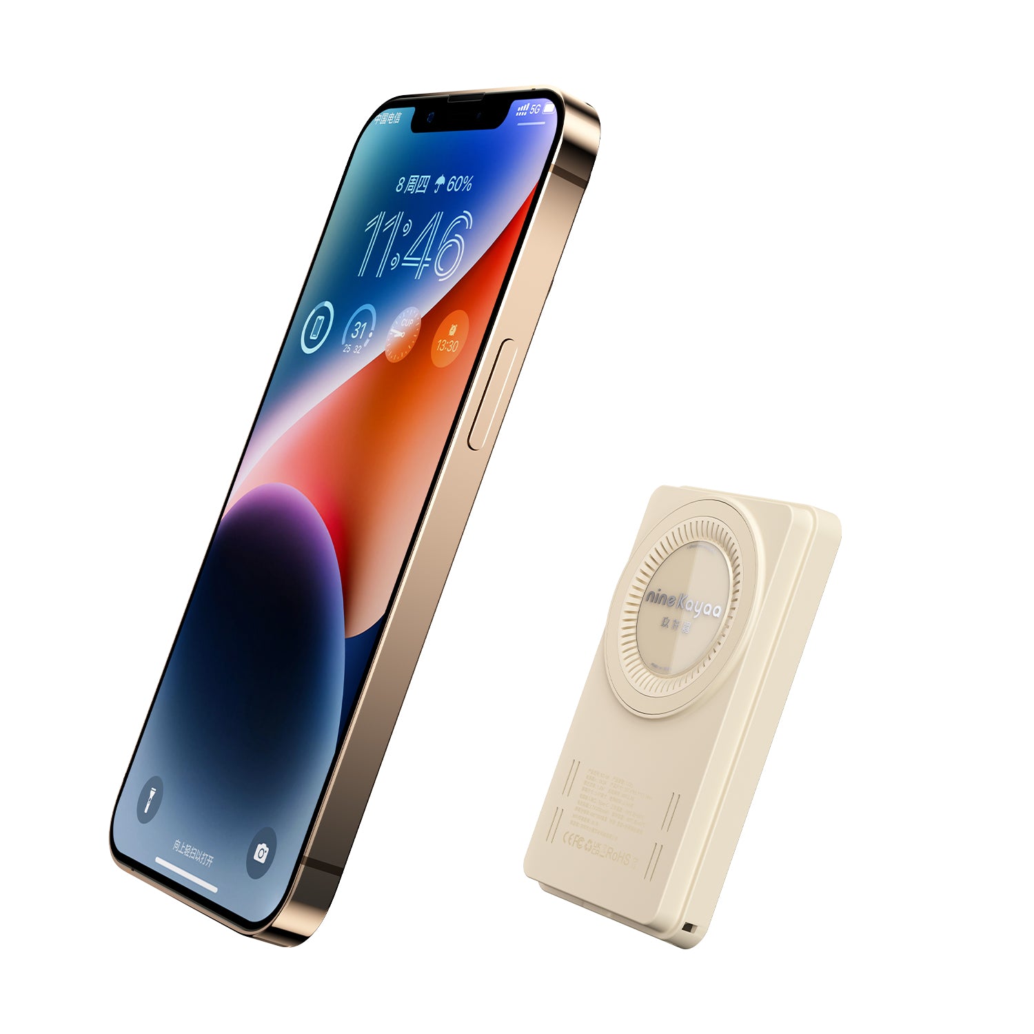 NINEKAYAA XQ08 自拍屏 - 磁吸/手持兩用設計