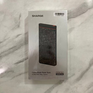 SHARGE 22.5W 碳纖維超薄行動電源 C1 10000mAh｜3C安全認證 #1712 ( 陳列品/瑕疵品特價出售 )