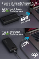 EGO HYPER ALLY 20000mAh 65W 內置線 行動電源