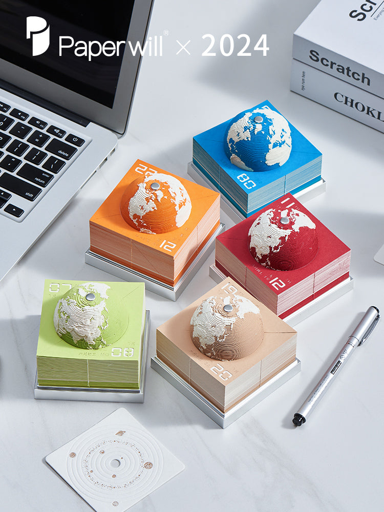 PAPERWILL 紙志3D紙雕2024地球日曆