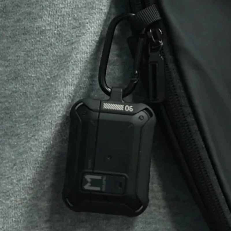AULUMU 機能風AirPods Pro耳機保護殼｜獨特的安全鎖定夾設計
