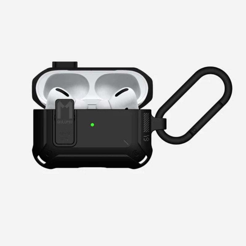 AULUMU 機能風AirPods Pro耳機保護殼｜支持 Qi 認證無線充電及 Lightning 連接器充電
