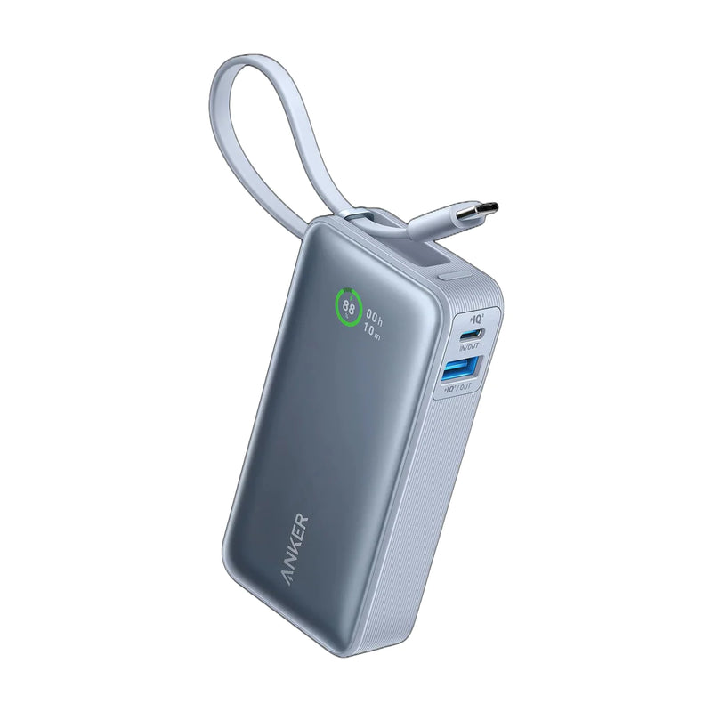 ANKER Nano Power Bank (30W, Built-In USB-C Cable) 10000mAh PD 行動電源 A1259