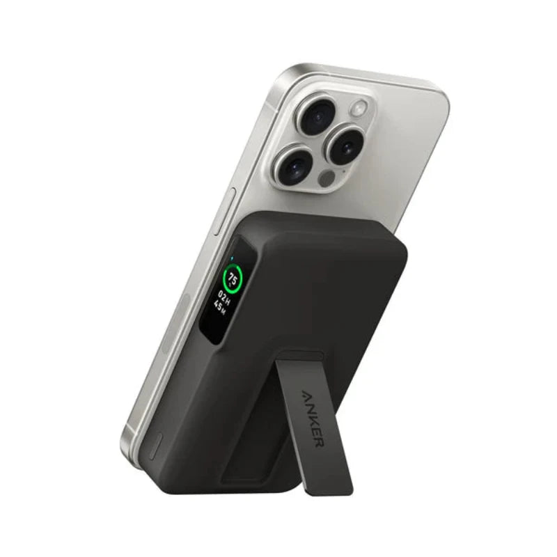 Anker MagGo 10K Qi2 智能磁吸行動電源 A1654｜27W USB-C 雙向快充
