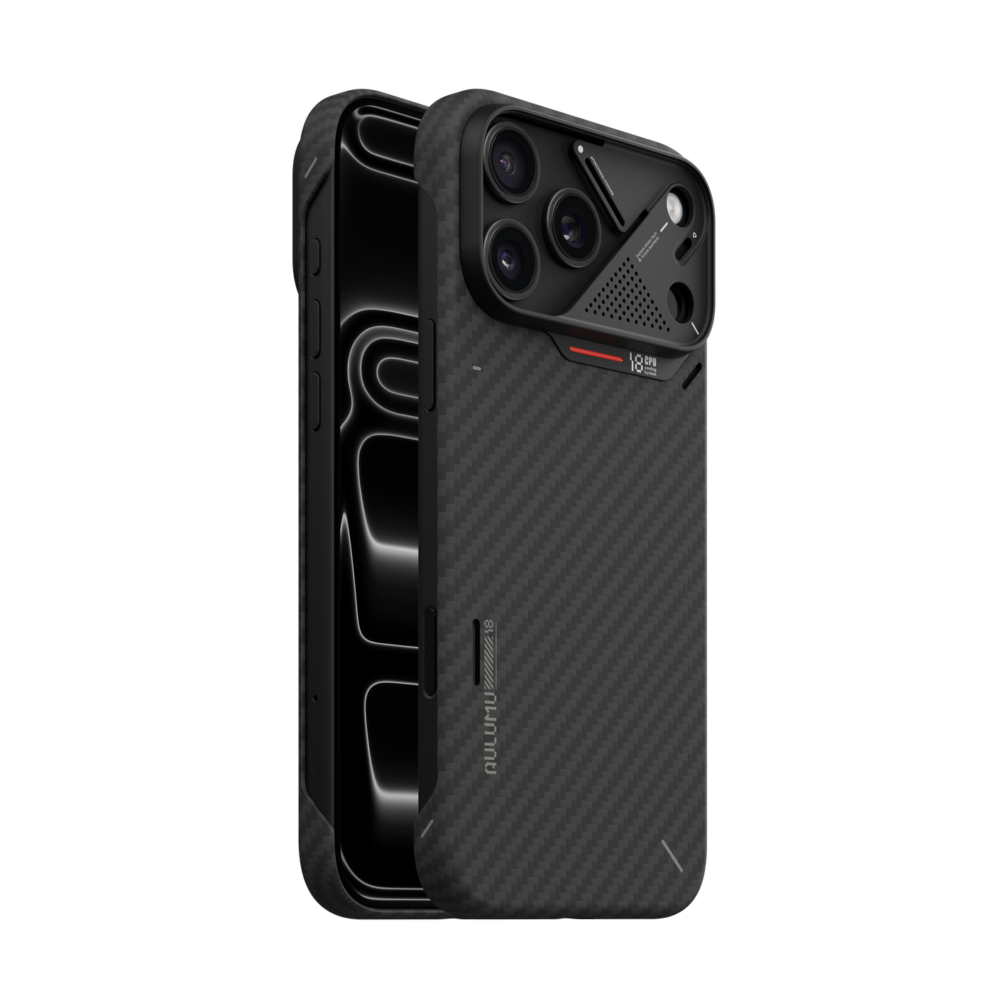 AULUMU A18 Ultra Slim Aramid 芳綸纖維 輕薄半包手機殼｜iPhone 18 Pro/Pro Max｜MagSafe