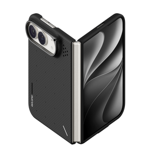 探索 Aulumu 為 Apple 全新摺疊機 iPhone Duo 打造的專屬保護殼系列。採用頂級 Particle 芳綸纖維與未來感設計，完美兼容 MagSafe，提供極致輕薄與全面防護