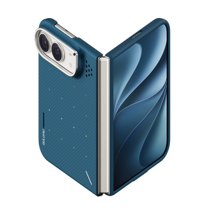 探索 Aulumu 為 Apple 全新摺疊機 iPhone Duo 打造的專屬保護殼系列。採用頂級 Particle 芳綸纖維與未來感設計，完美兼容 MagSafe，提供極致輕薄與全面防護